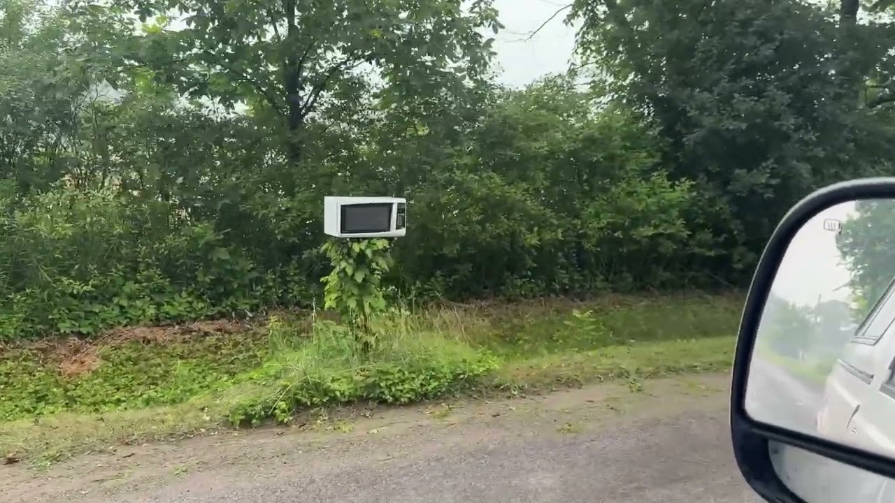Redneck mailbox microwave 😂