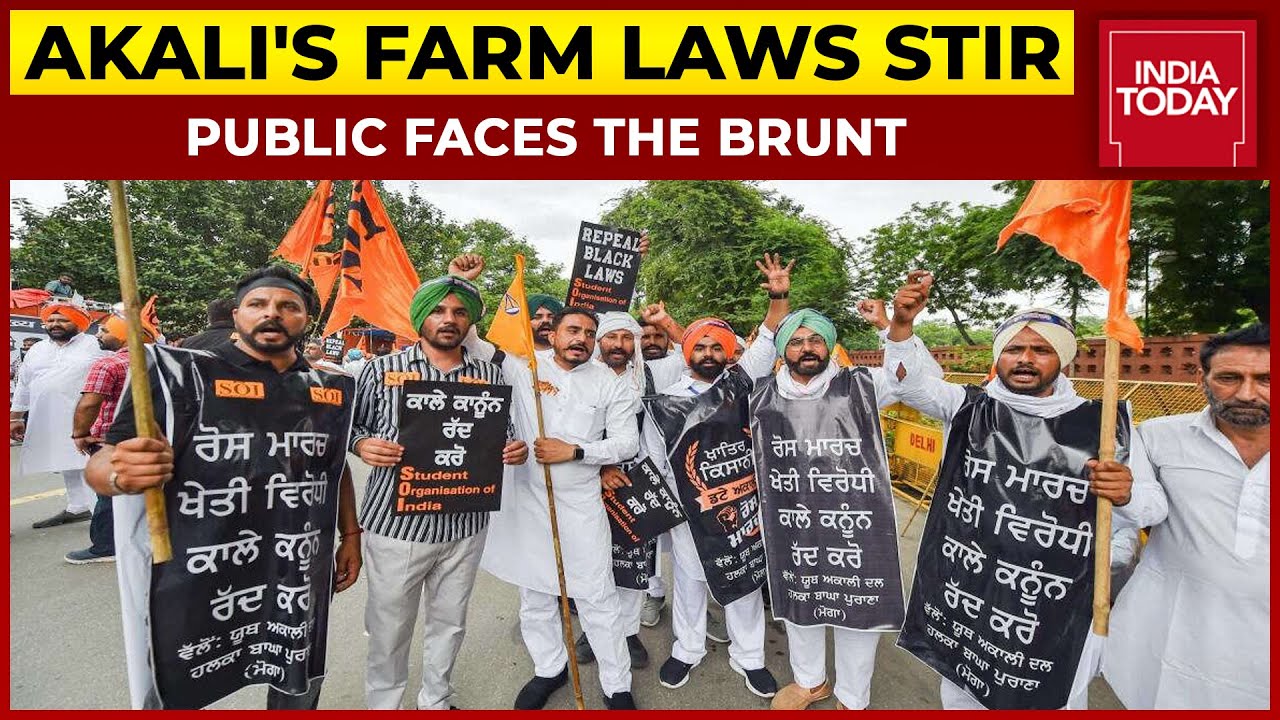 Massive 'Black Friday' Protests By Akali Dal In Delhi, Public Faces Brunt, Delhi Police Bans Stir