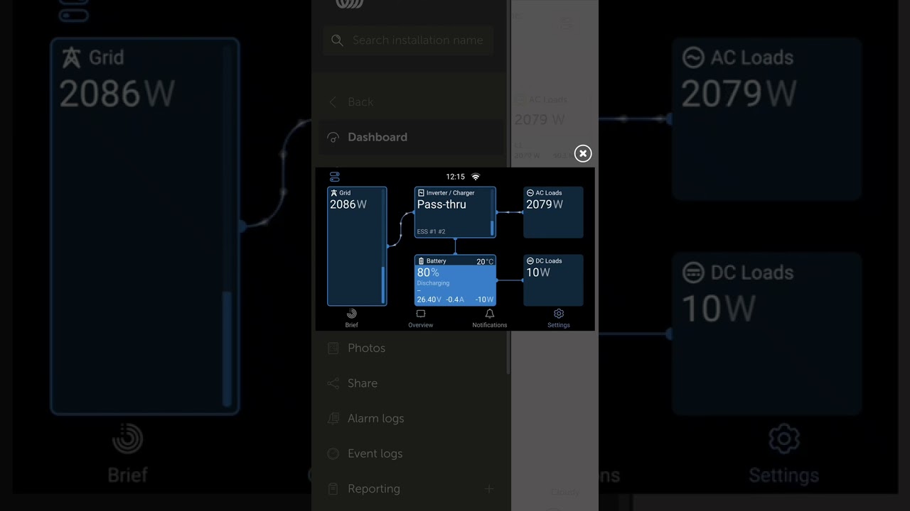 Victron ESS. Як тримати рівень заряду менше 100% з можливістю PowerAssist