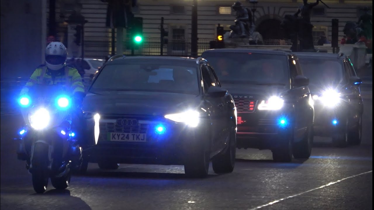 King Charles III Returns To London Ahead Of The Royal Variety Performance 🇬🇧👑