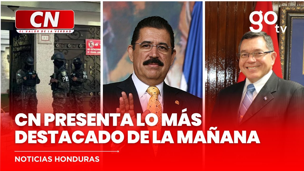 📌Allanan red armas y drogas, Mel Zelaya niega corrupción, Defensa se reúne con FF. AA.