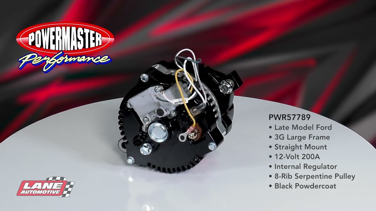 Powermaster High Output Ford Alternator - PWM57759
