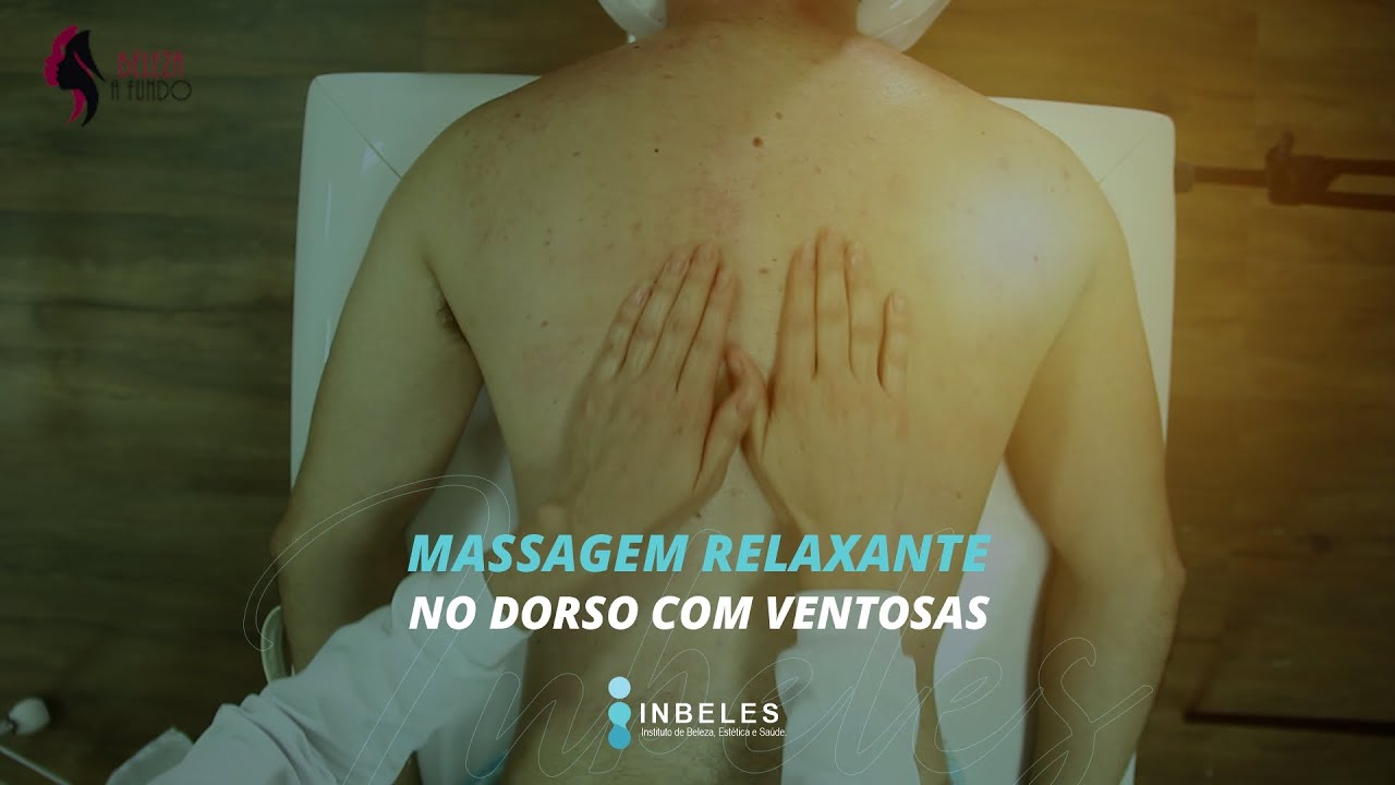 Massagem Relaxante no Dorso com Ventosas