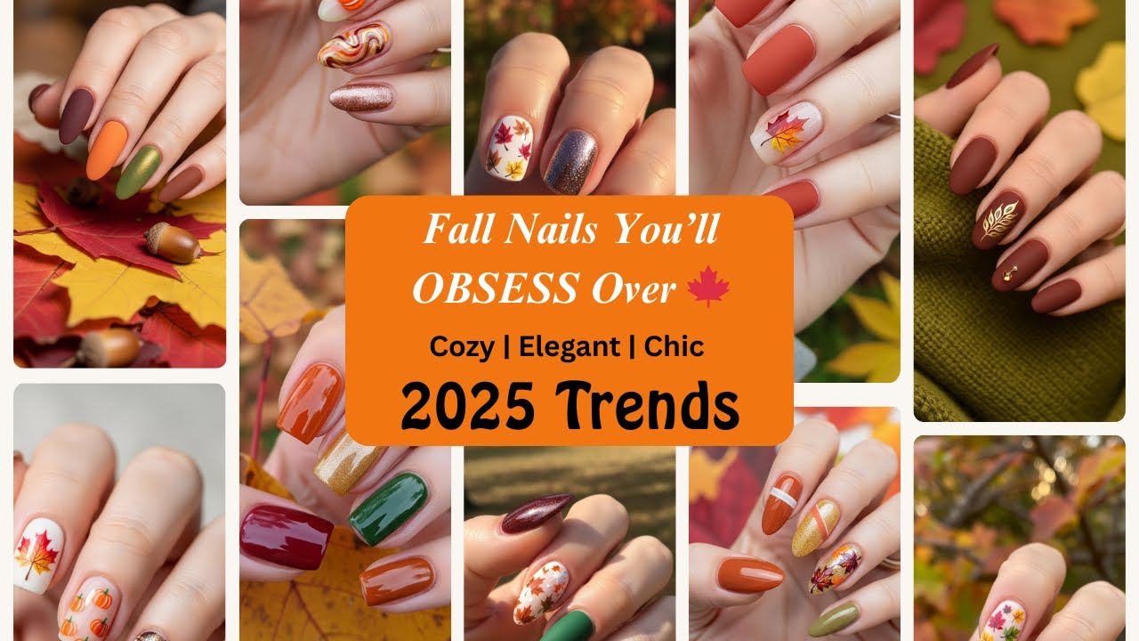 20 Stunning Fall Nail Colors for 2025 🍂 | Cozy & Chic Autumn Nail Ideas