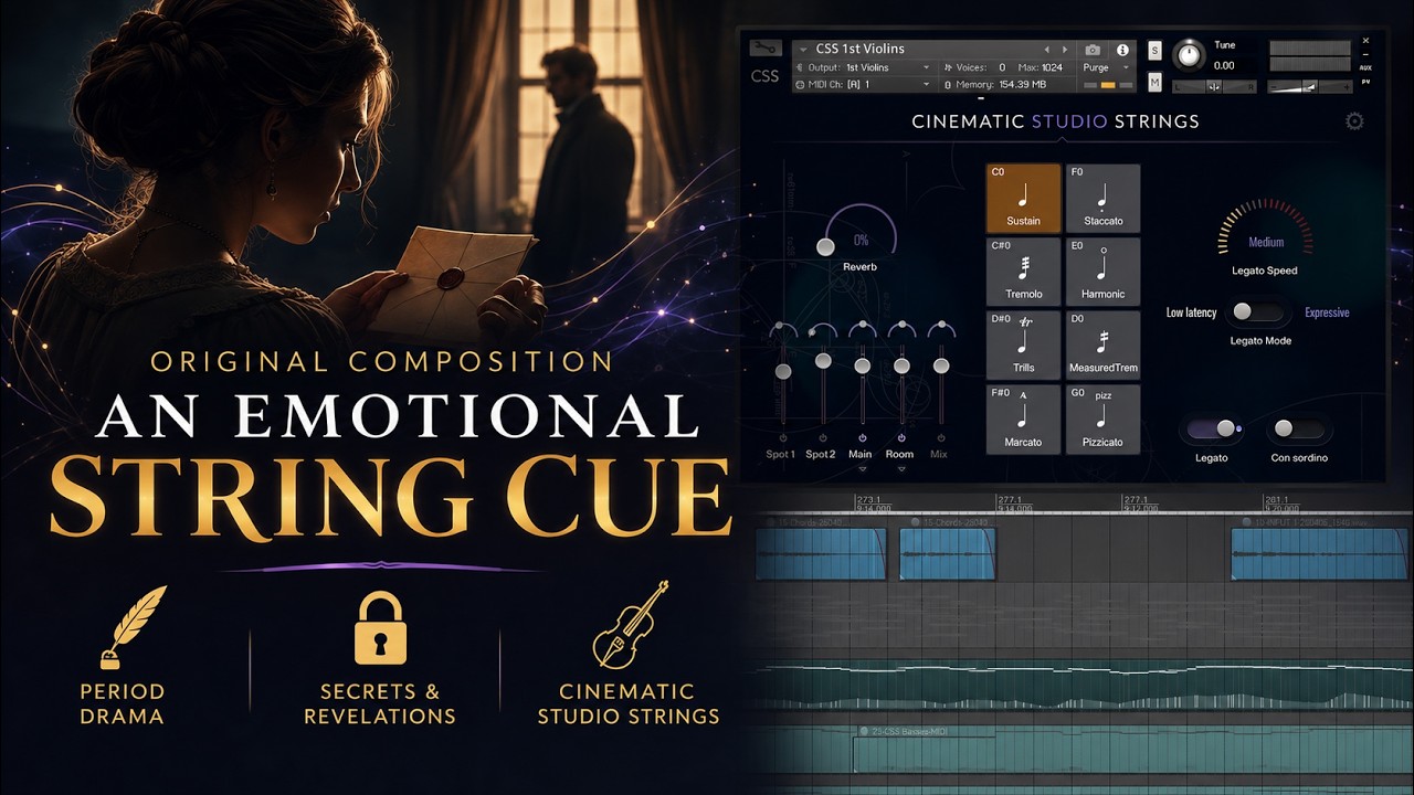 Period Drama &mdash; Emotional Strings | Original Film Score Composition #cinematicmusic #strings #css