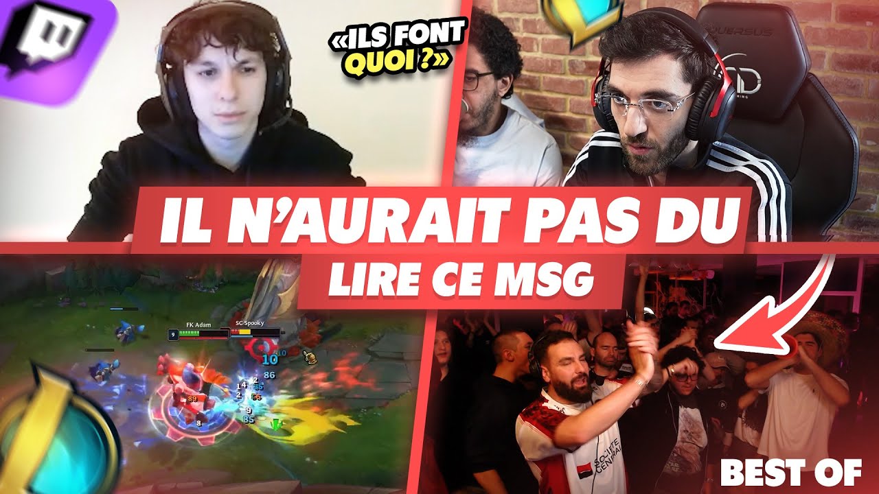 NISQY N'AURAIT PAS DU LIRE CE MESSAGE - Best Of LoL #1283 Réactions