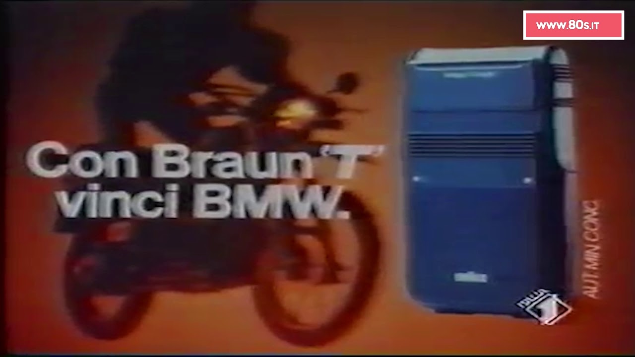 SPOT RASOIO BRAUN T 1984 THE 80s DATABASE