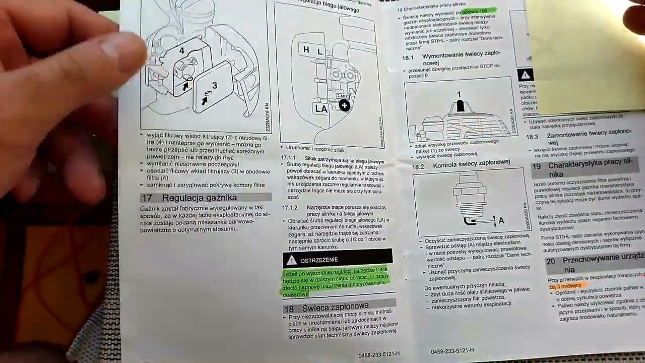 Instrukcja kosy Stihl FS 55 docieranie i odpowiedzi na często nurtujące was pytania.