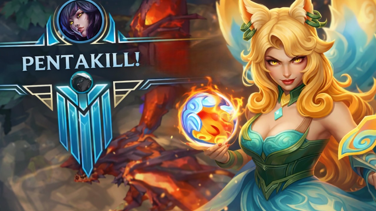 Ahri Pentakill After Missing Every Charm | Wild Rift