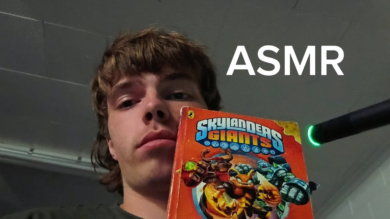 ASMR Reading And Showing My Skylanders Book (ASMR)