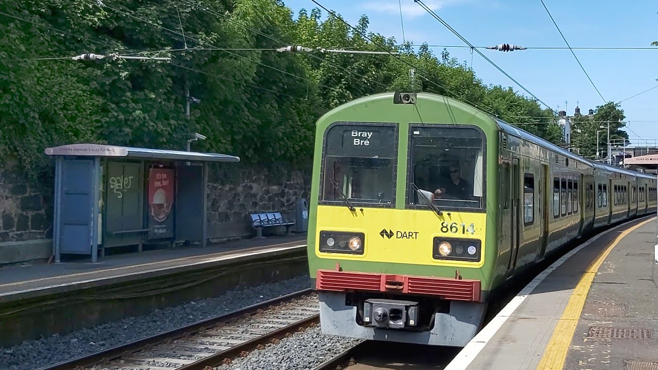 Ride onboard 8510 class DART train 8614 from Bray To Greystones.