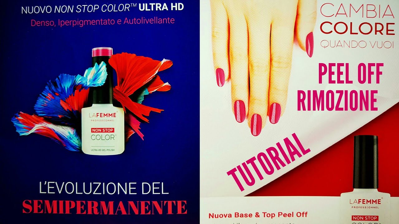PEEL OFF GEL • LA FEMME • 💅🏻 RIMOZIONE E RIAPPLICAZIONE TUTORIAL STEP BY STEP 💅🏻