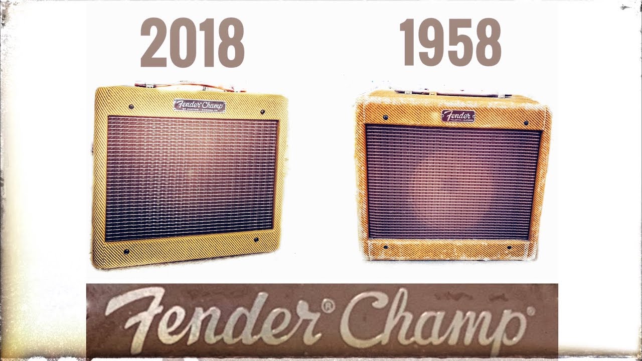 Fender Champ -  Reissue VS Mind Blowing ORIGINAL!