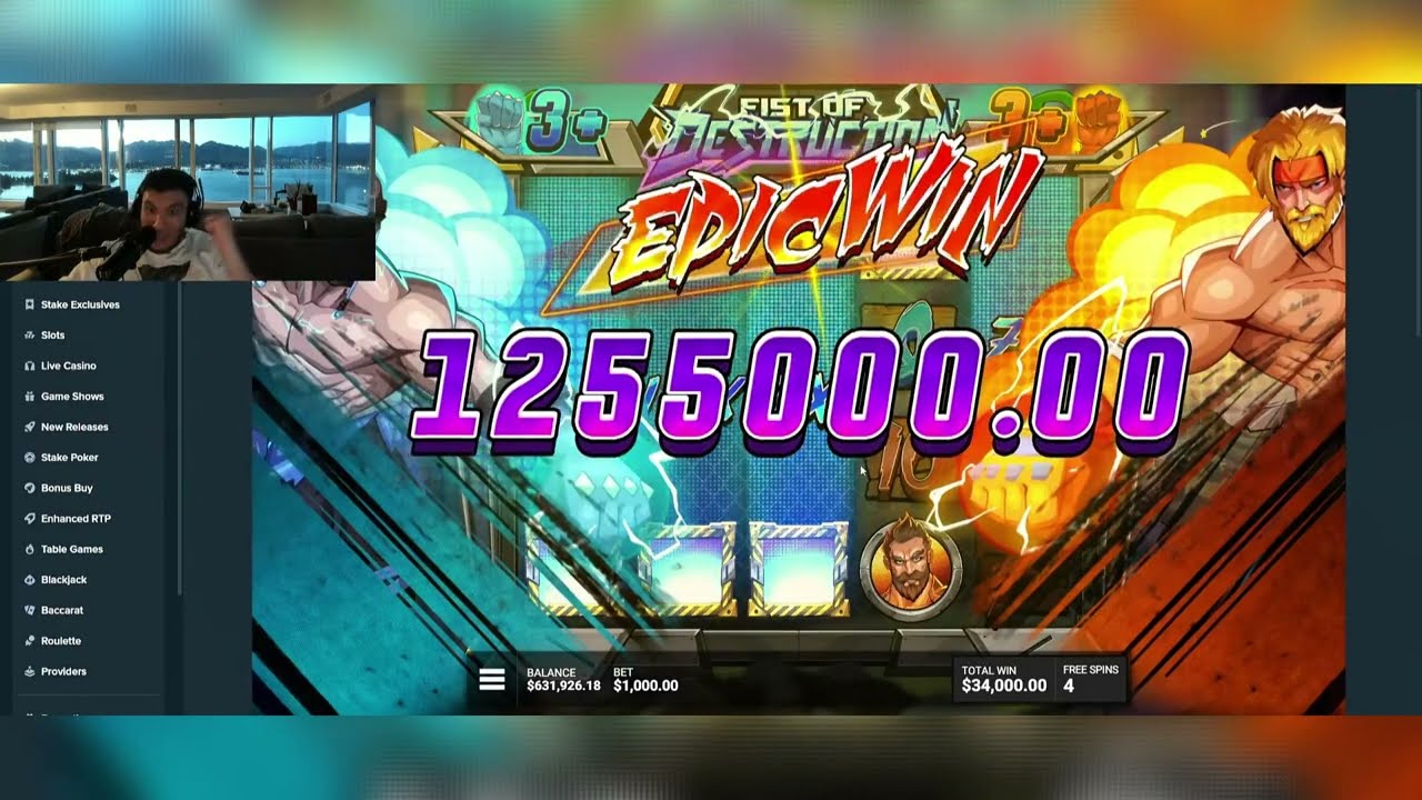 $1,297,700.00 👑 FIRST CRAZY FIST OF DESTRUCTION HIT by TRAINWRECKSTV