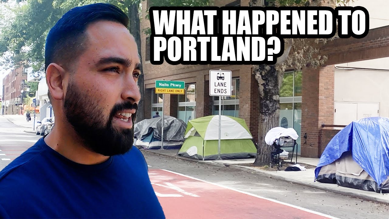 Downtown, Portland is the New Skid Row - Homeless Everywhere!
