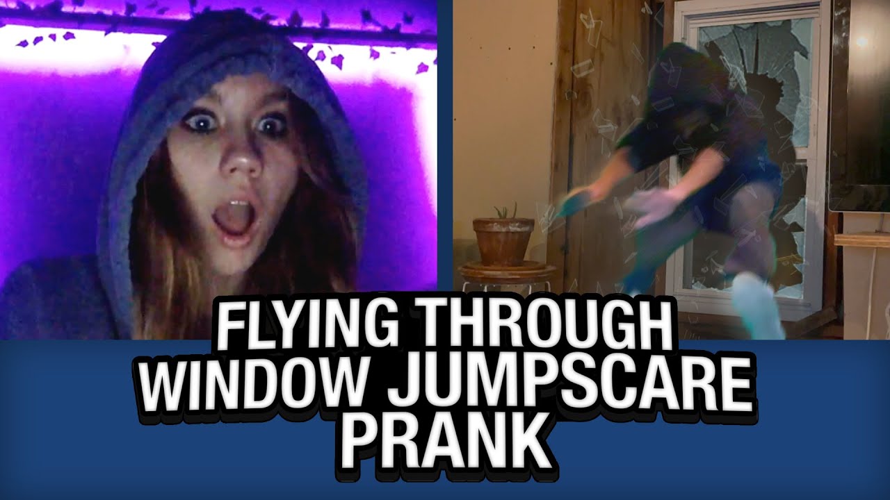 Flying Through Window JUMPSCARE PRANK on Omegle!