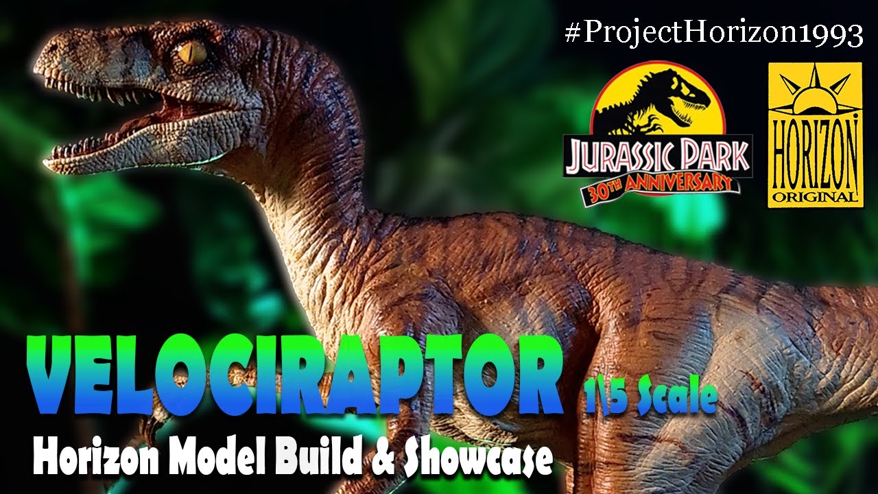 Jurassic Park Velociraptor | Horizon Model Build & Showcase