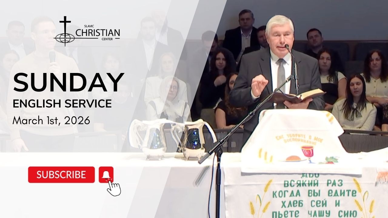 1 March 2026 Sunday - Service in English
