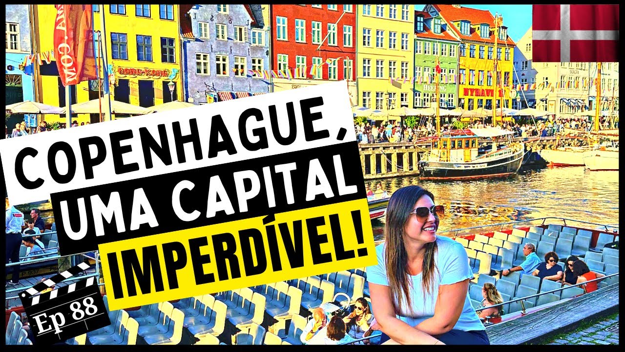 PRINCIPAIS PONTOS TURÍSTICOS DE COPENHAGUE, DINAMARCA - Ep88