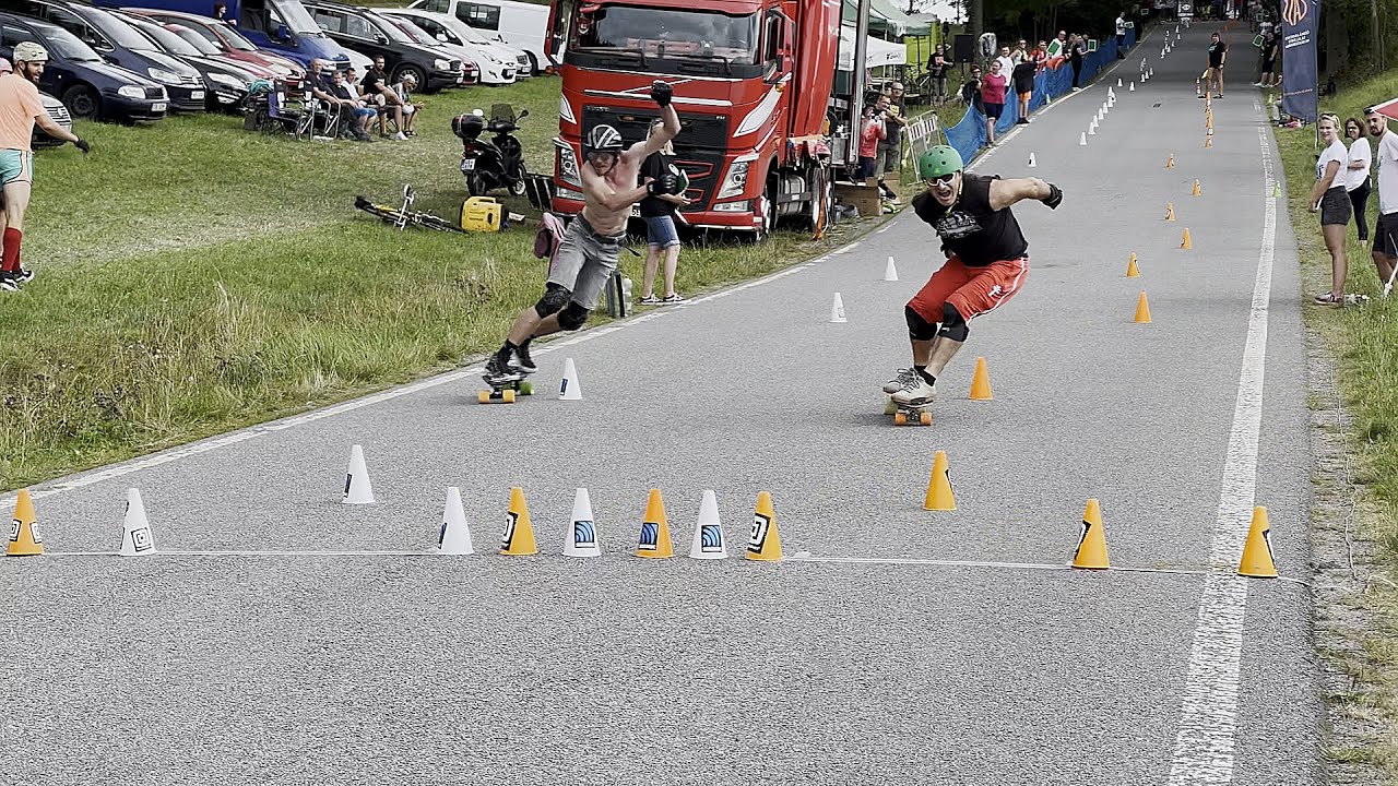 Slalom Skateboarding Competition Pro Finals Policka 2022