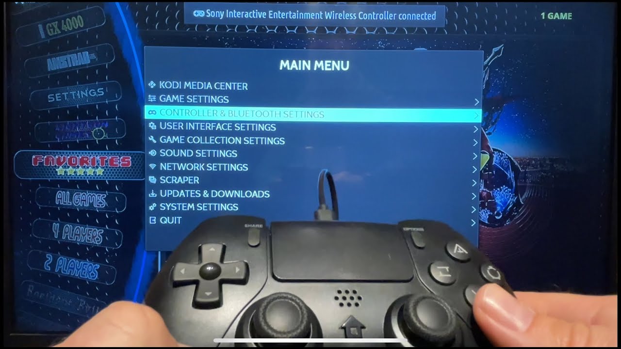 Pairing bluetooth controllers with Elite V2 & Batocera