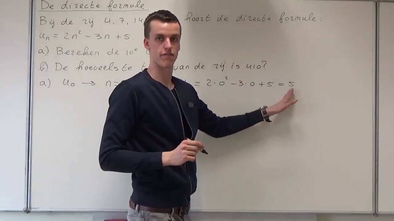 Directe formule (VWO wiskunde A)