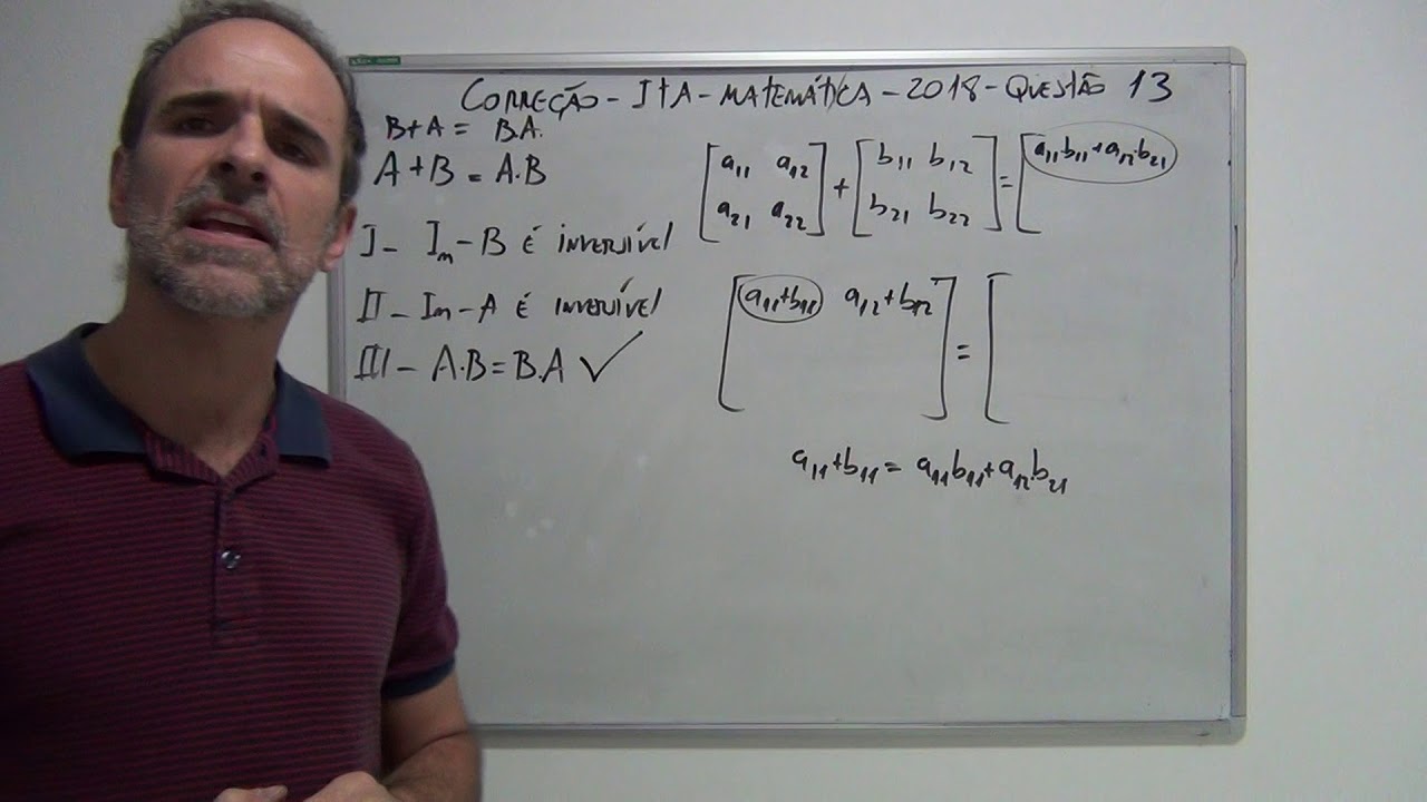 ITA Matemática 2018 Questão 13