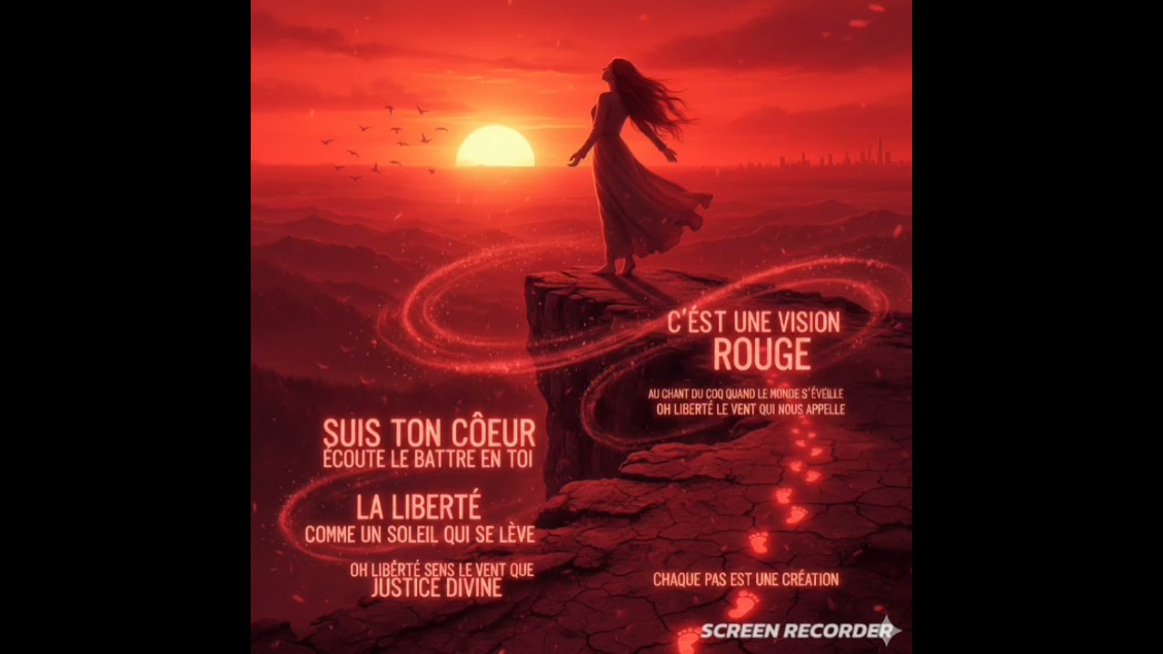 #poiriersabrina #chanson La Vision rouge message d'éspoir 