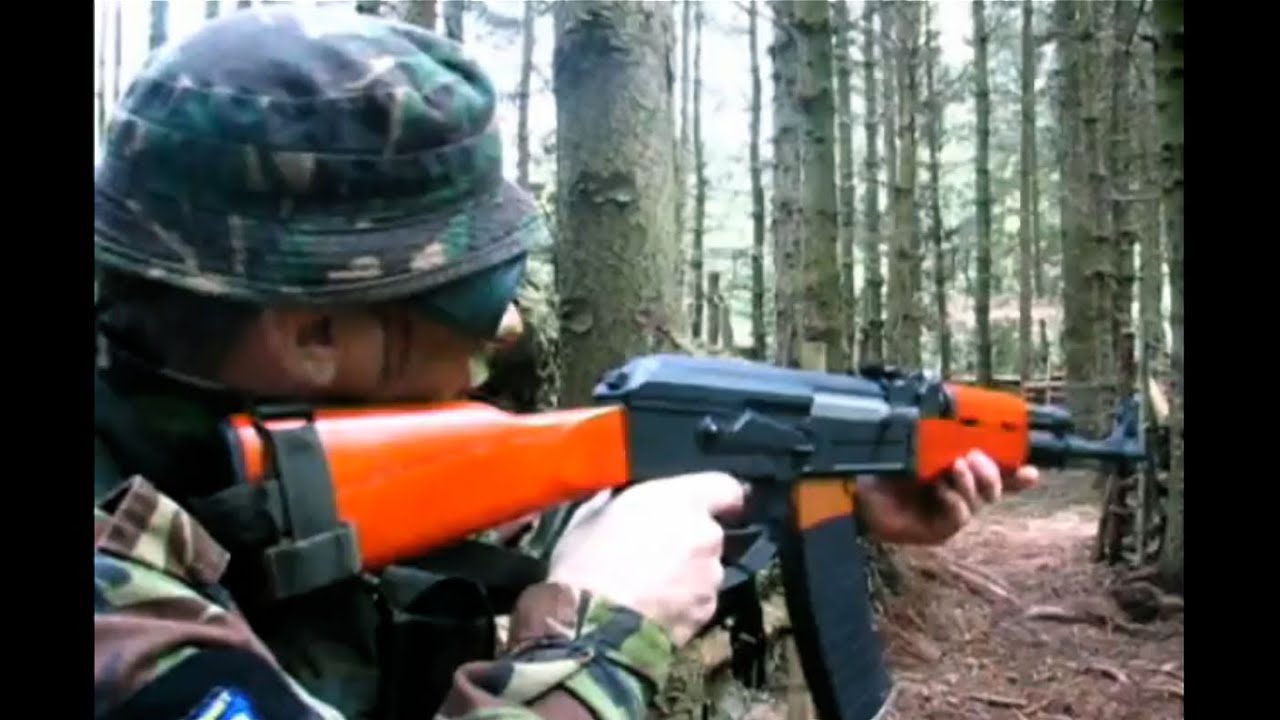 Airsoft War AK47 MP5 G36C TAR-21, MP44, Scotland