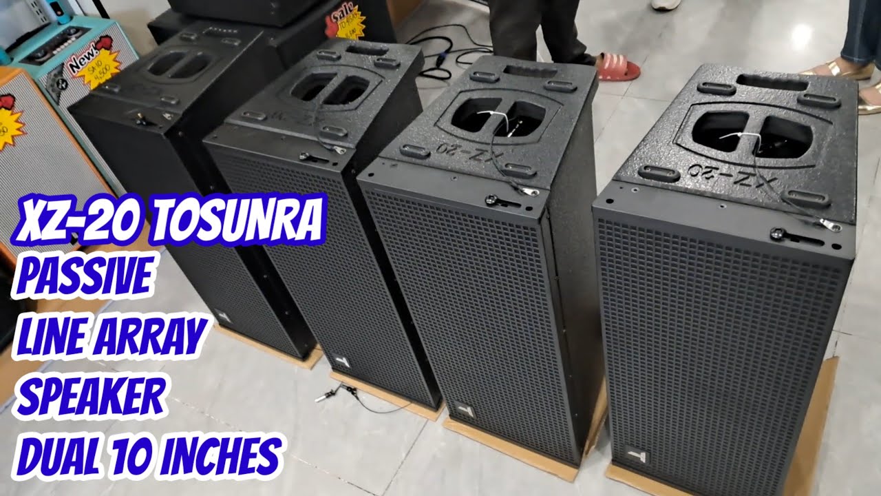 LINE ARRAY TOSUNRA XZ-20/IT8000 TOSUNRA/WIRELESS MIC U688/EQUALIZER PV 231