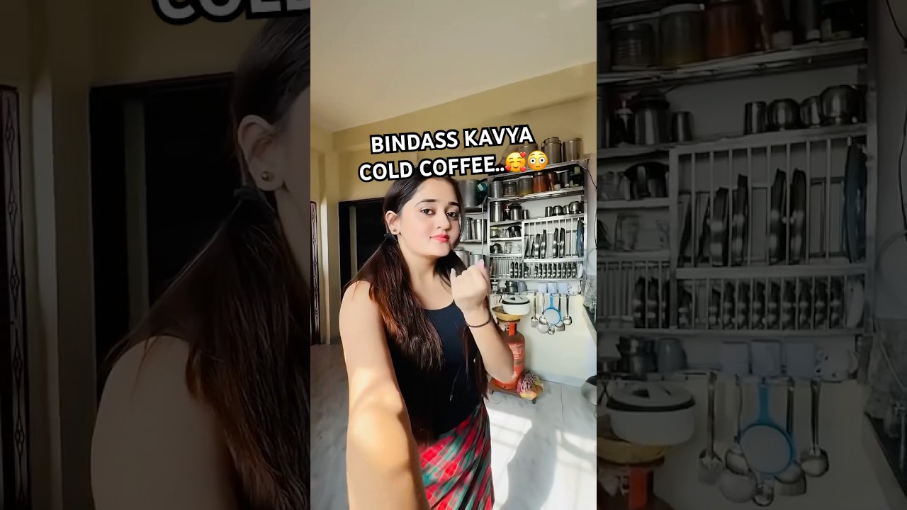 BINDASS KAVYA COLD COFFEE..🥳😳||