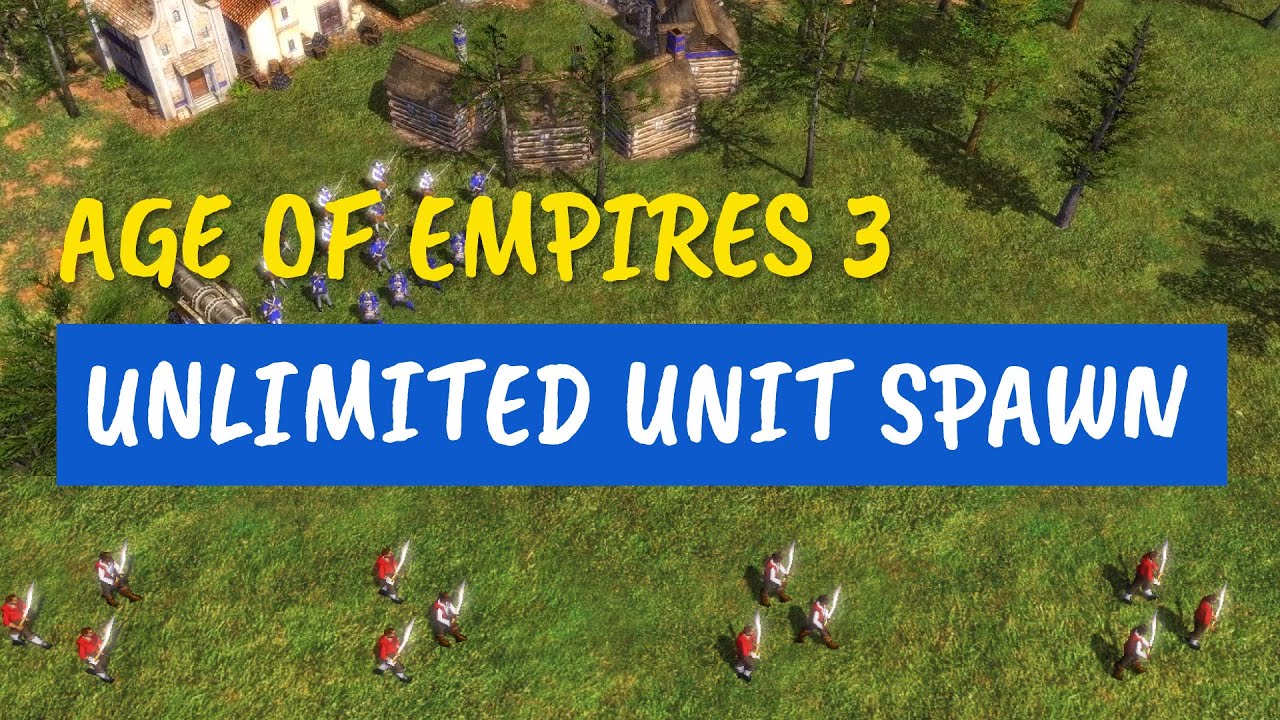 Age Of Empires 3 Editor - Unlimited Unit Spawn