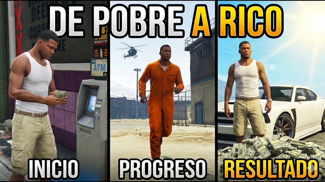 INTENTANDO ser MILLONARIO en GTA V | TODOS los ROBOS