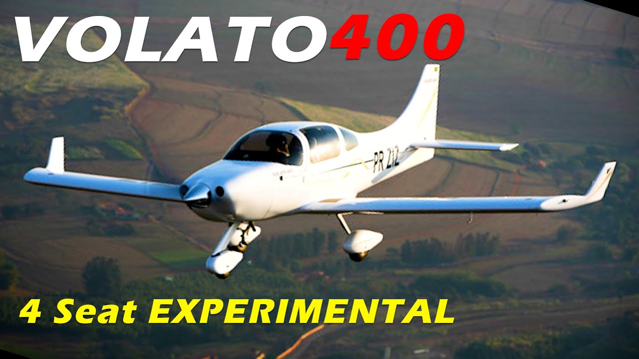 4 Seater Kit Plane from Brazil! VOLATO 400 Aircraft