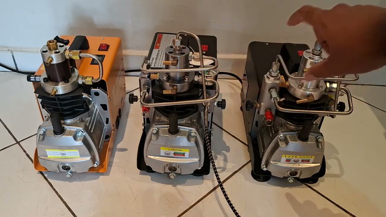 COMPRESSORES PCP 300BAR A &Aacute;GUA. QUAL MELHOR? DIFEREN&Ccedil;AS ENTRE ELES