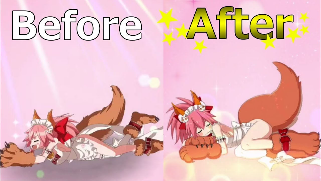 【FGO】タマモキャット  新・旧モーション＆バトルキャラ比較【Fate/Grand Order】