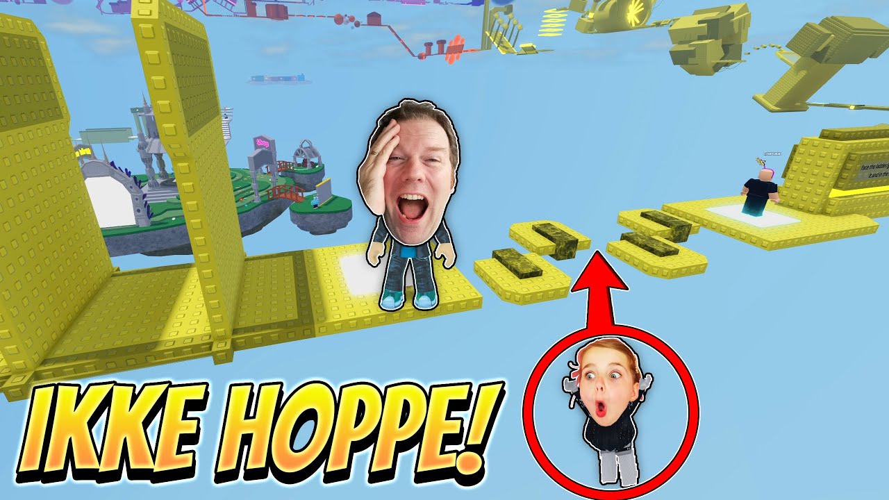 Dét en OBBY men vi må IKKE HOPPE! ROBLOX No Jumping Difficulty Chart Obby