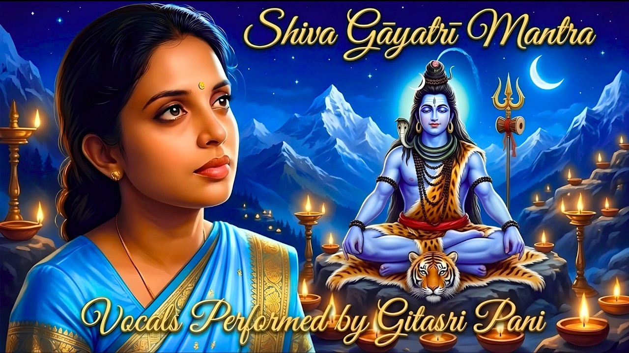 Shiva Gayatri Mantra to Burn Bad Karma | Mahashivratri Lord Shiva Healing Chant Music | Gitasri Pani