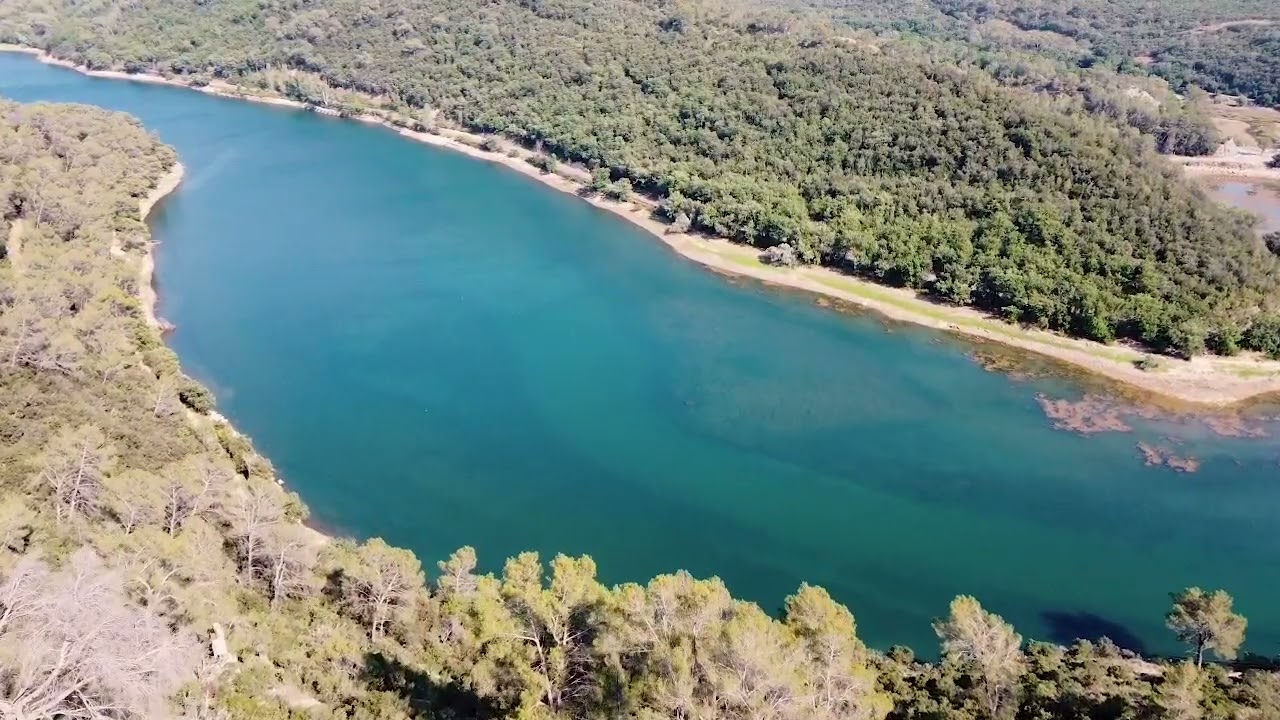 Le lac de Carces, les dernières images avant la vidange de 2022
