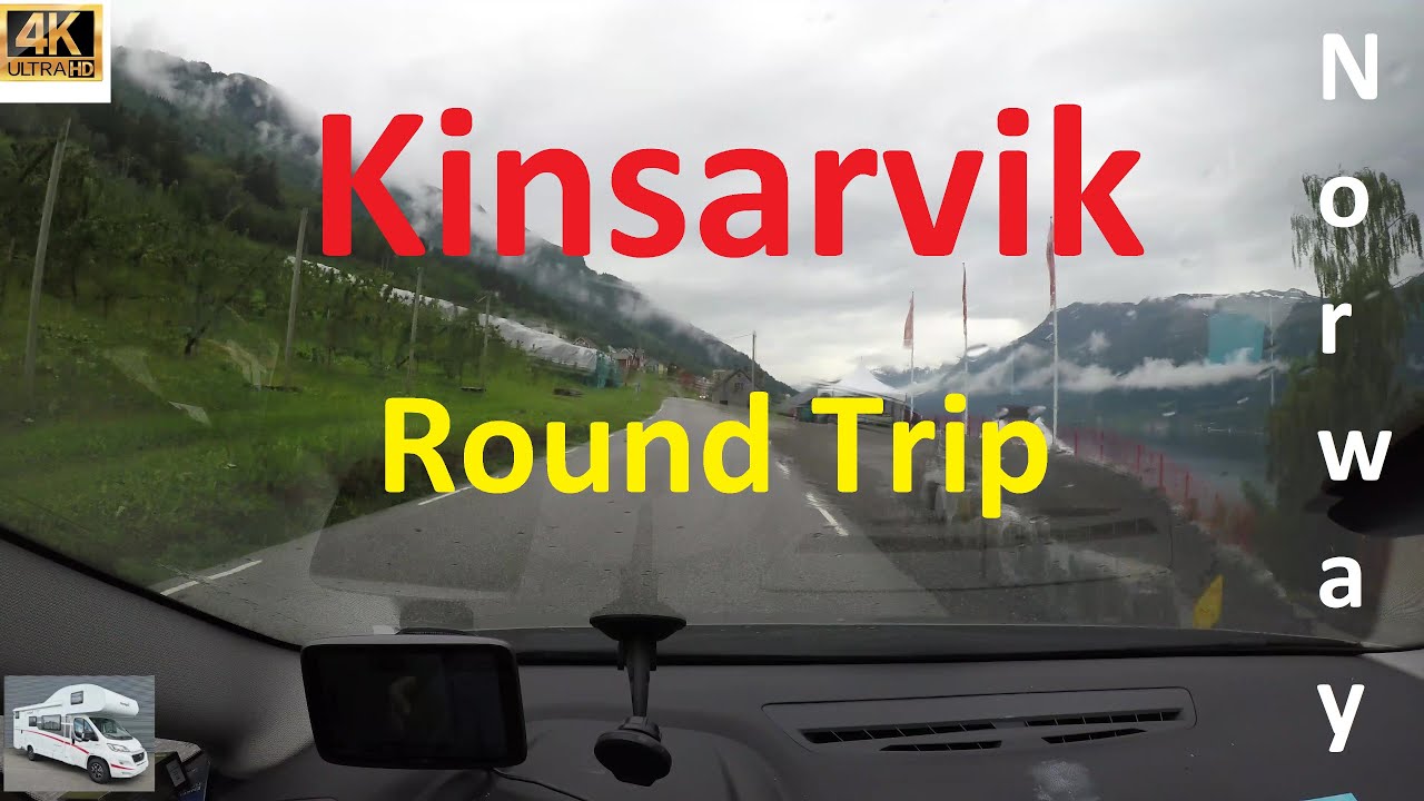 Kinsarvik. Norway.  Round Trip - Relaxing Music With Beautiful Nature Videos - 4K Video Ultra HD