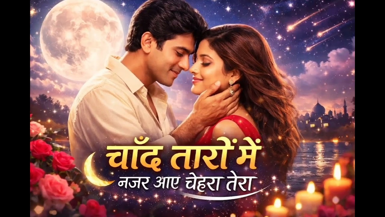 चाँद तारों में नज़र आए चेहरा तेरा | Romantic Love Song 2026 | 90’s Bollywood Vibe ✅