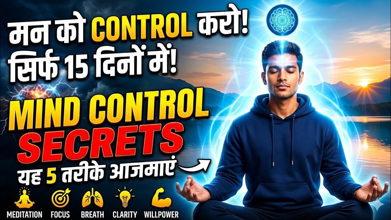 आज से जो चाहोगे वही होगा तुम्हारा माइंड तुम्हारे इशारों पर चलेगा 