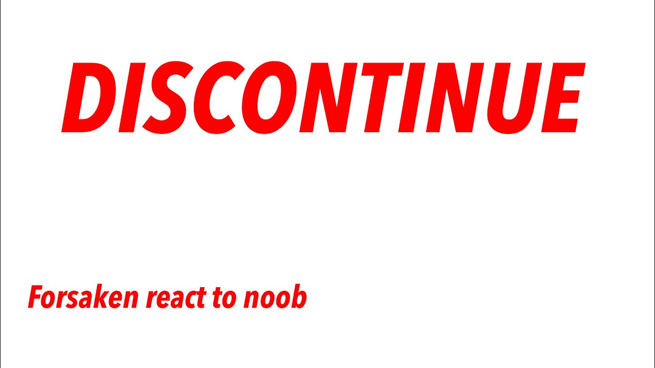 Forsaken react to noob! //⚠️w.i.p⚠️