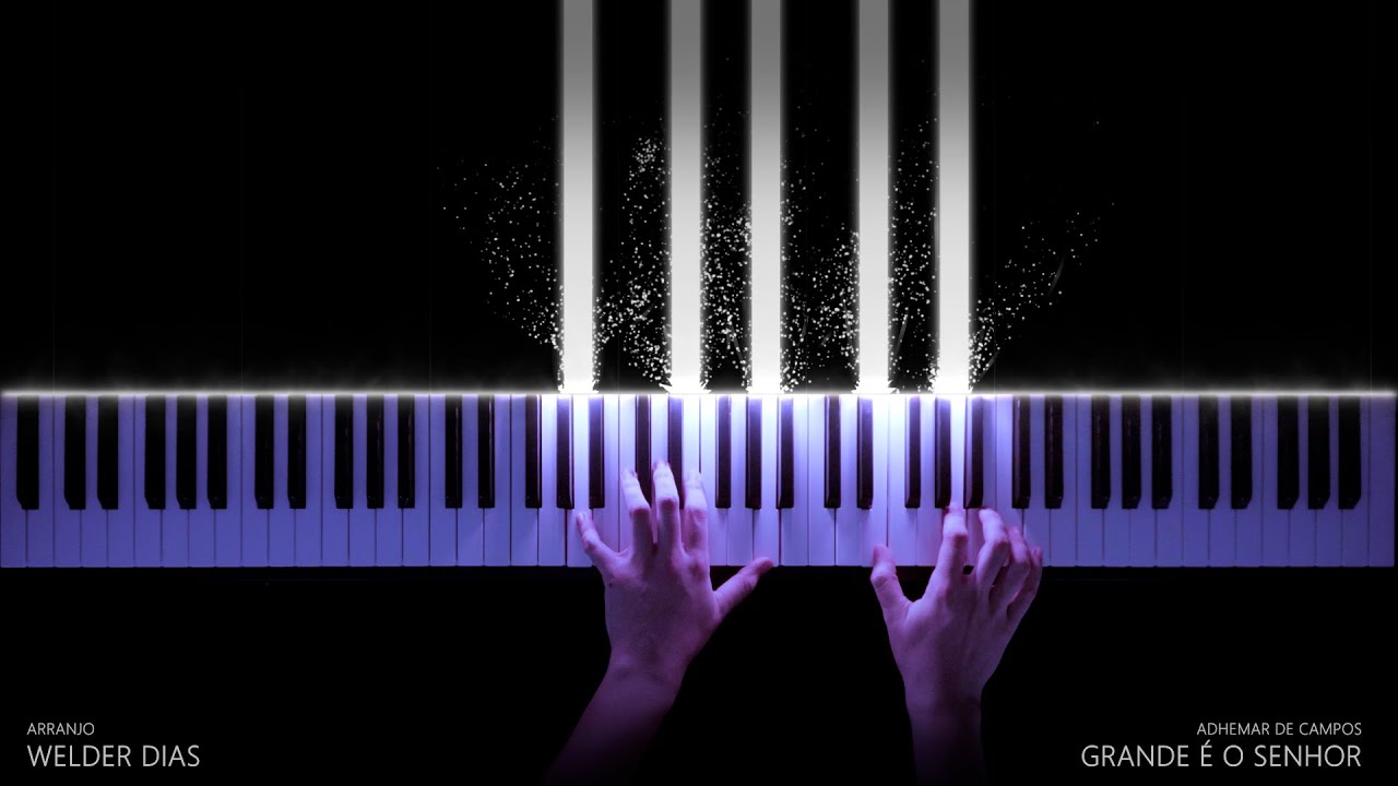 Grande É O Senhor - Adhemar De Campos | Teclado Tutorial Piano Cover