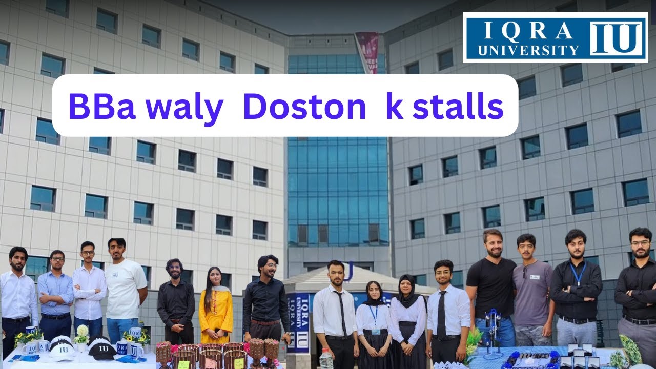 BBA department iqra university islamabad  chak shahzad campus marketing project | University life