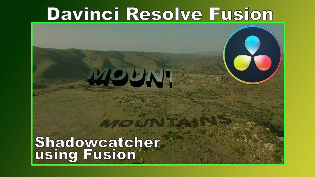Creating an Actual Shadow catcher - DaVinci Resolve Fusion