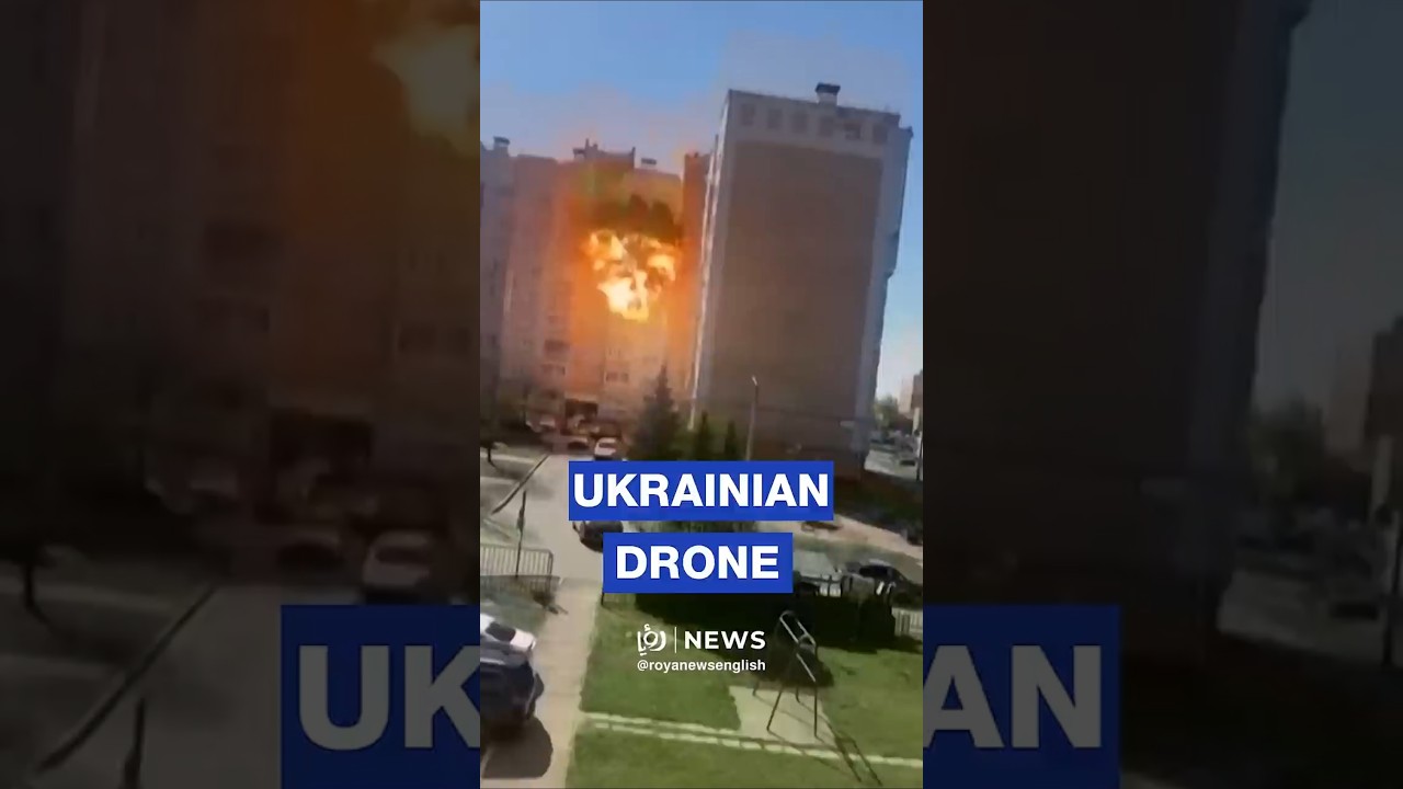Ukrainian drone strikes central Russia