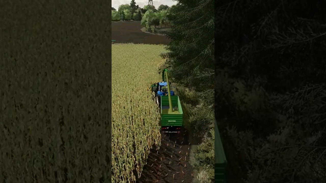 silagem com trator #shorts #fs22