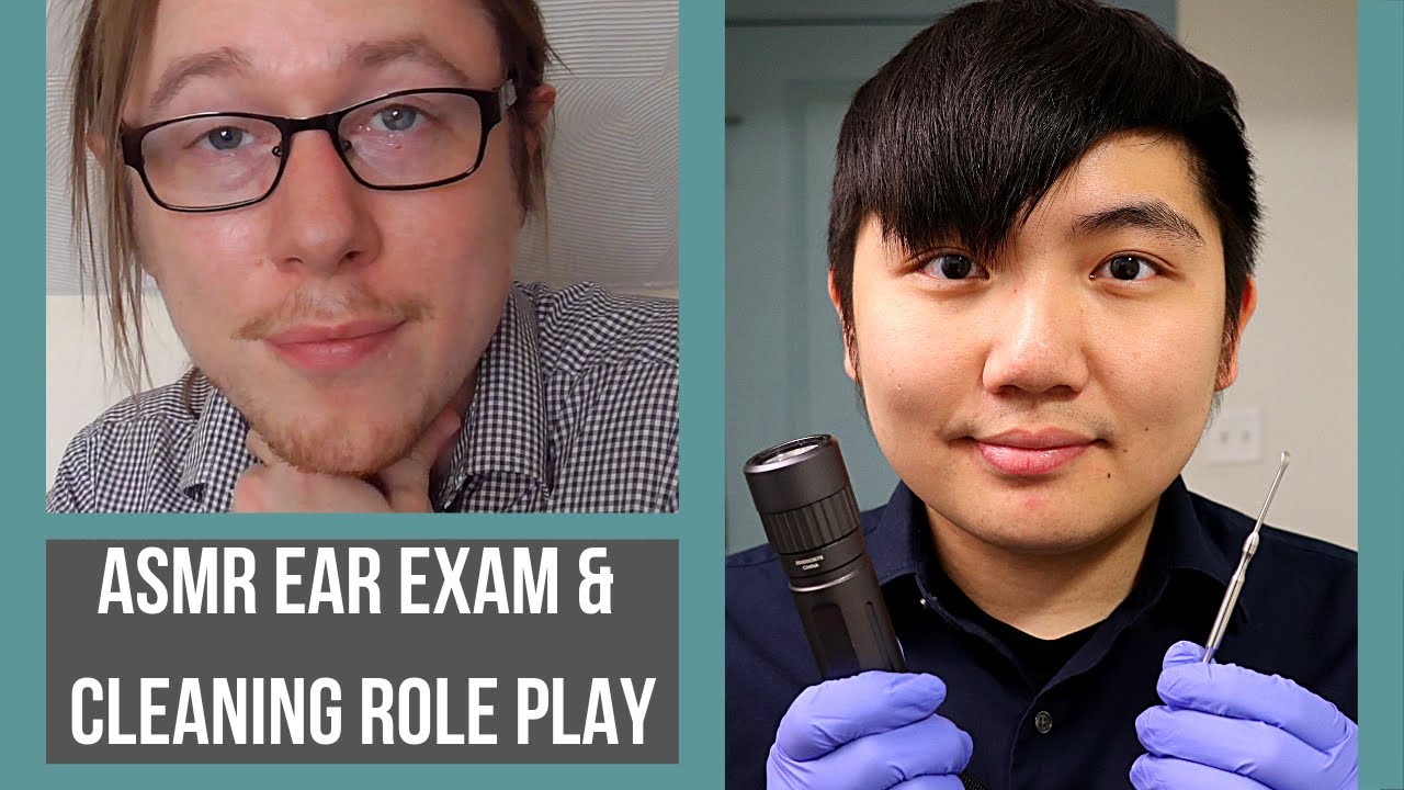 ASMR Ear Exam & Cleaning Medical Role Play (Collaboration with Jimち ASMR)