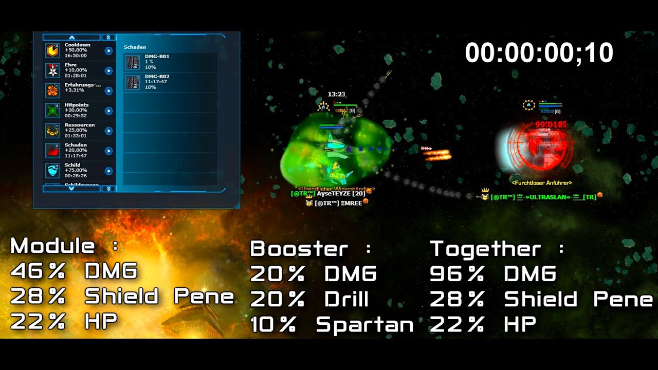 DarkOrbit - ORCUS DMG TEST 96%